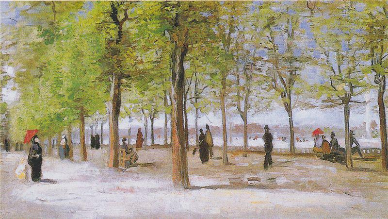 Vincent Van Gogh Parkway in Jardin du Luxembourg oil painting image